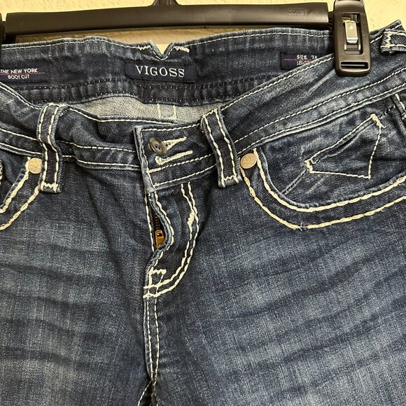 Vigoss, Women's Blue Jeans The New York Boot Cut, Size 7 - Picture 8 of 11